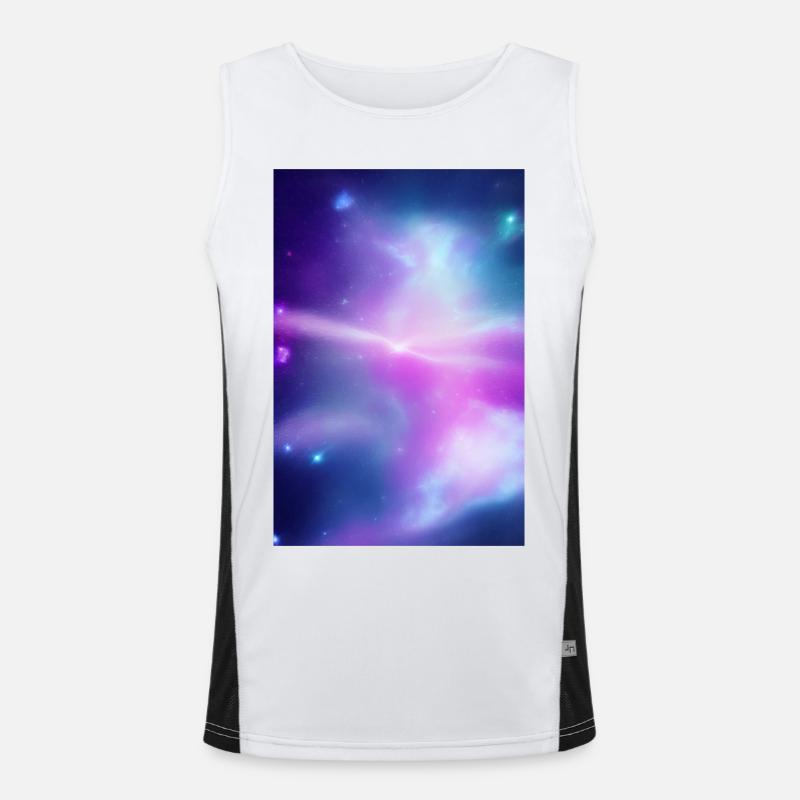 Galaxy billede Funktionel kontrast tanktop til herrer 