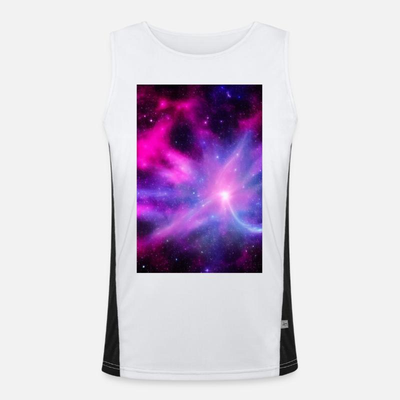 Galaxy billede Funktionel kontrast tanktop til herrer 