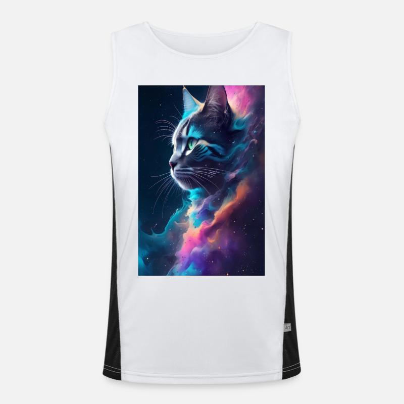 Visage de chat Débardeur respirant contrasté Homme 