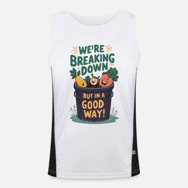 Breaking Down Compost Men's Functional Contrast Tank Top 