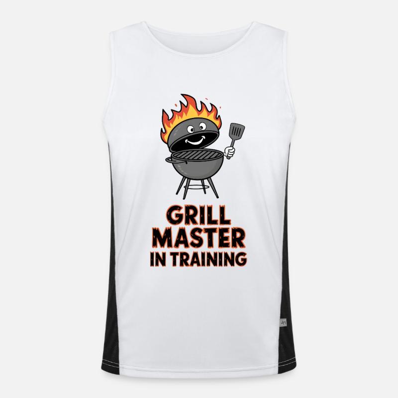 Grill Master in Training Men's Functional Contrast Tank Top 