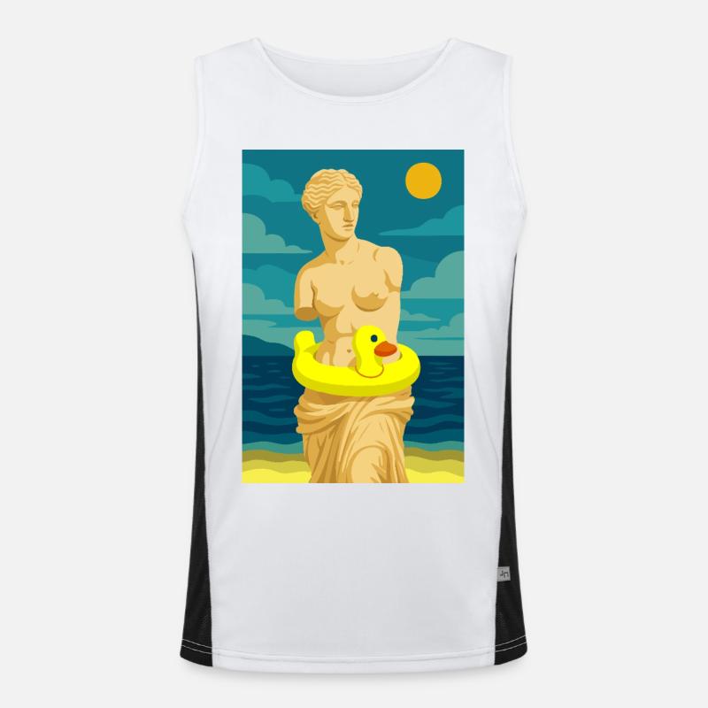La Vénus (à la plage) Débardeur respirant contrasté Homme 