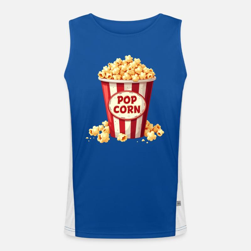 Carnaval costumé de pop-corn Débardeur respirant contrasté Homme 
