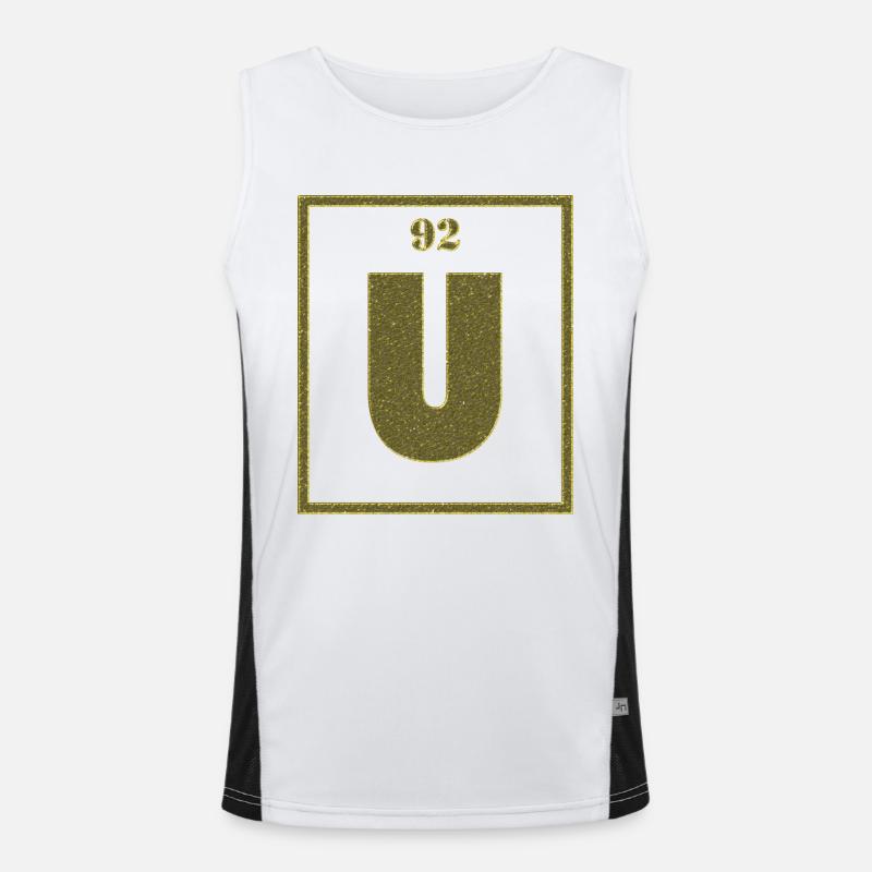 Uranium - U 92 - OR Débardeur respirant contrasté Homme 