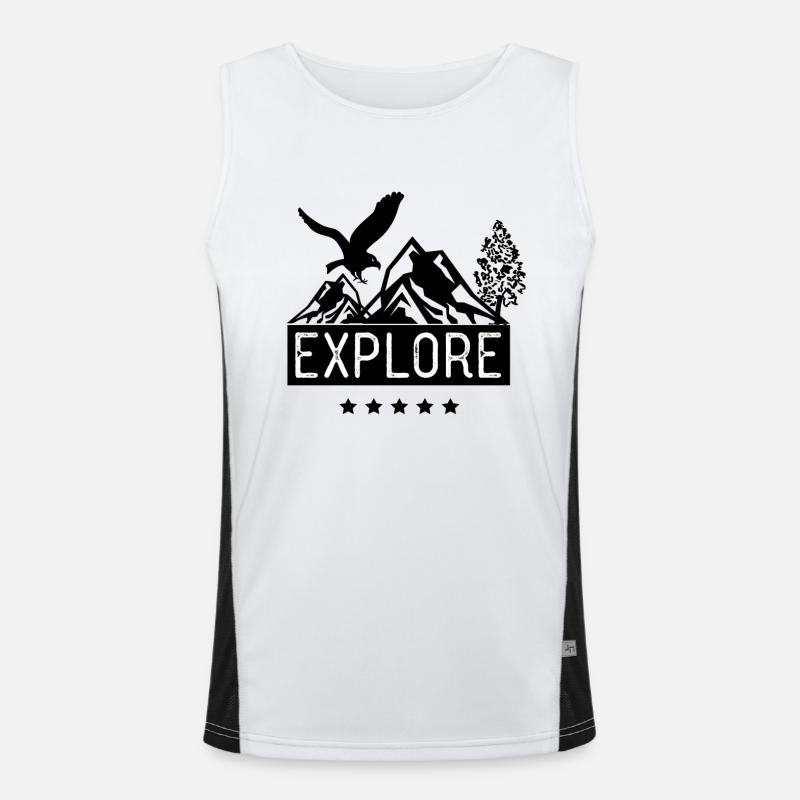 explorer Débardeur respirant contrasté Homme 