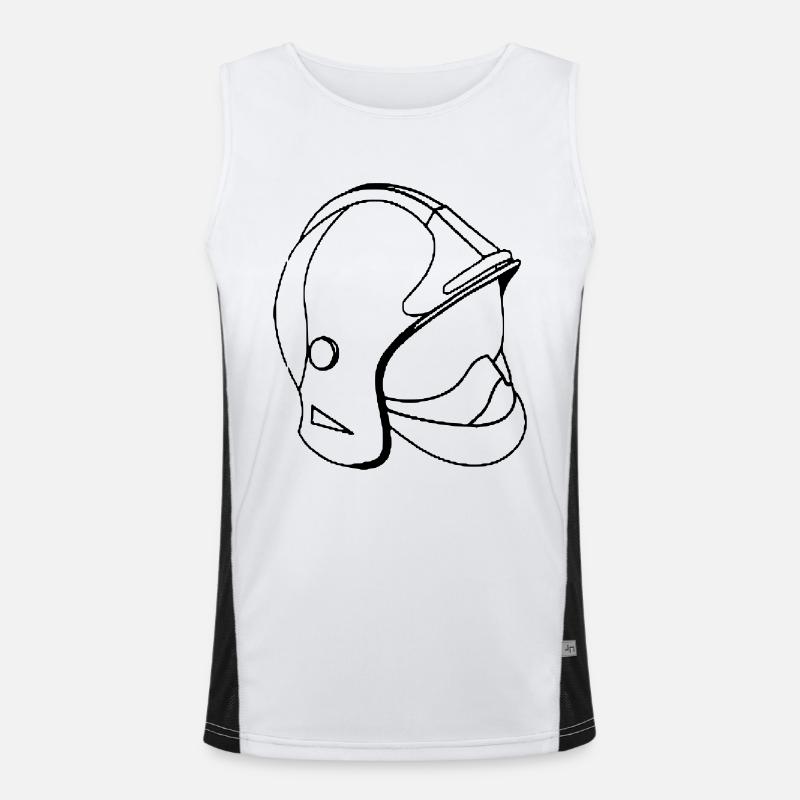 casque_pompier Débardeur respirant contrasté Homme 