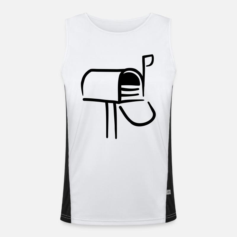 Mail box Men's Functional Contrast Tank Top 