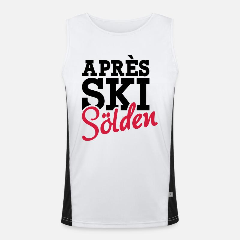 Sölden Funktionelles Kontrast-Tank Top für Männer 