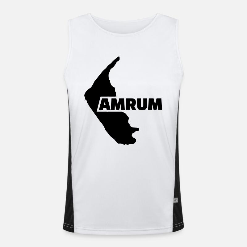 Amrum Funktionelles Kontrast-Tank Top für Männer 
