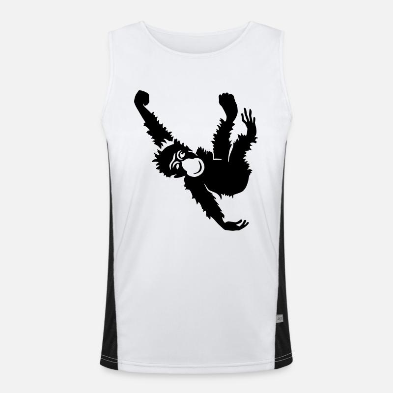 ape Funktionelles Kontrast-Tank Top für Männer 