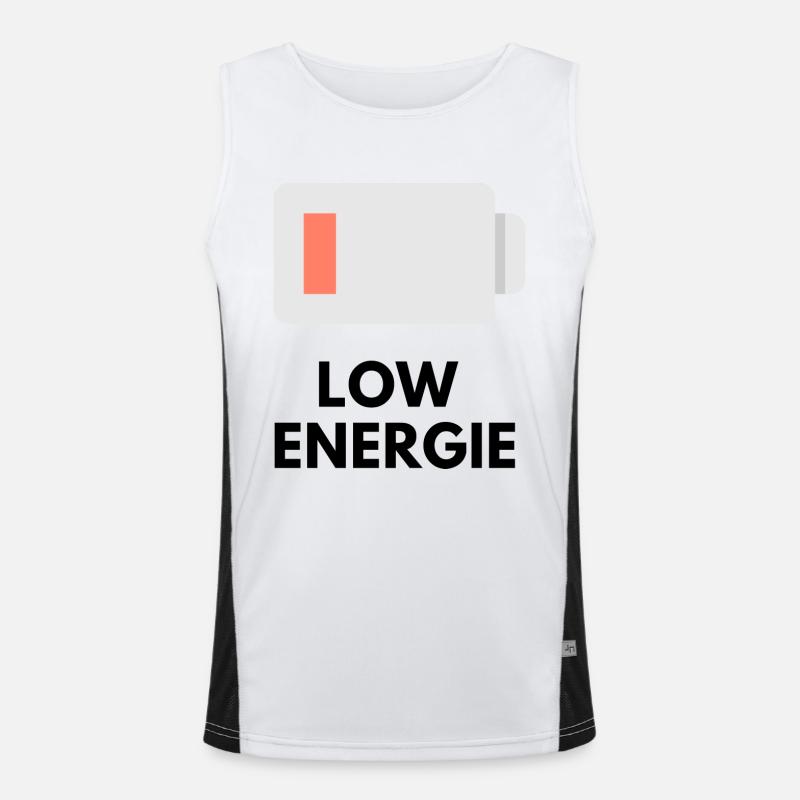Low Energy Men's Functional Contrast Tank Top 