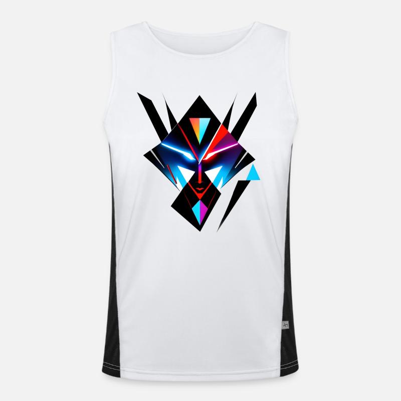 Modded mind Men's Functional Contrast Tank Top 