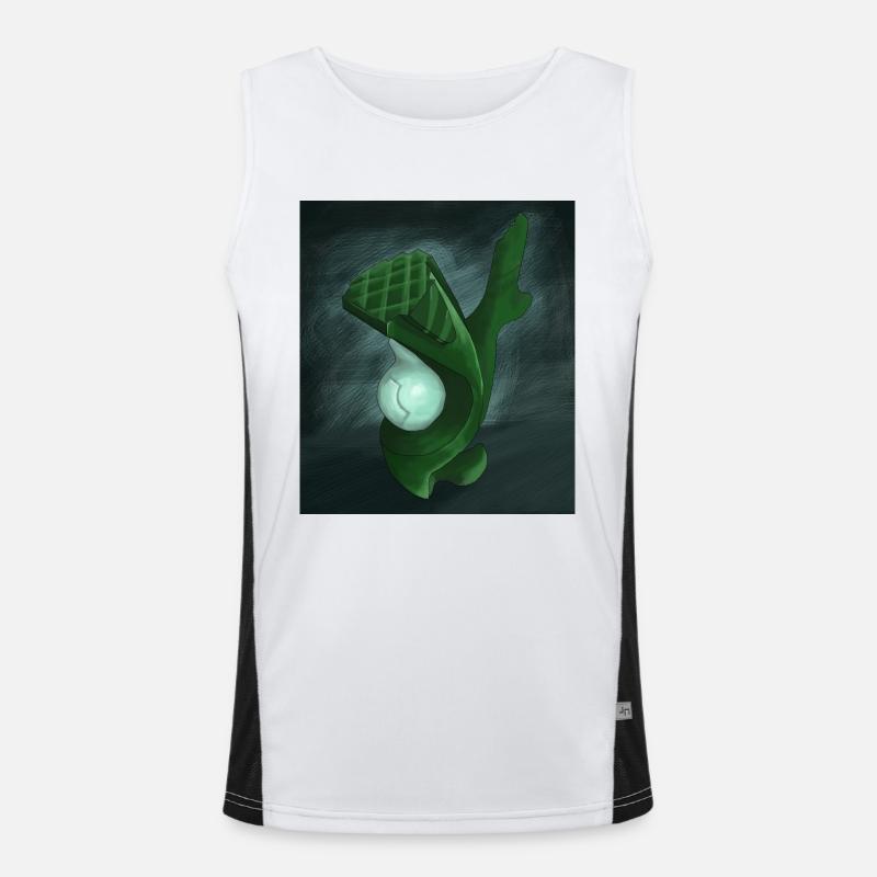 Abstract sculpture Men's Functional Contrast Tank Top 