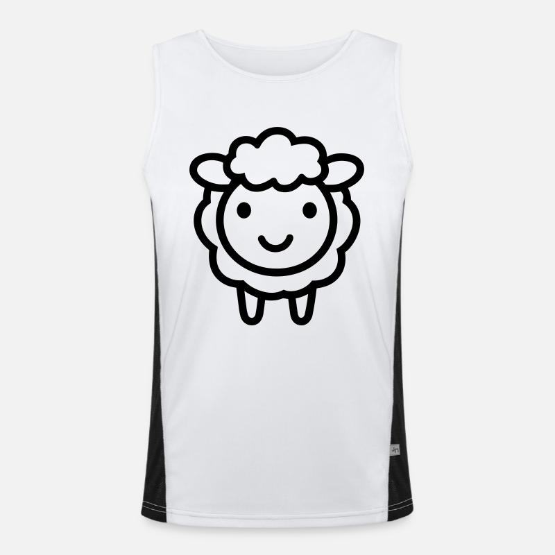sheep Men's Functional Contrast Tank Top 