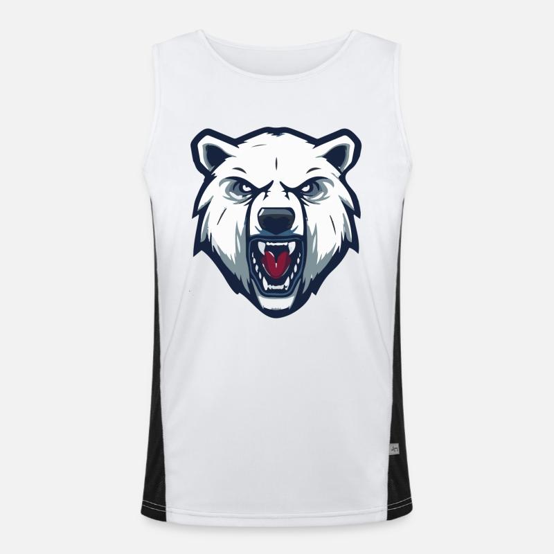 eisbär Funktionelles Kontrast-Tank Top für Männer 