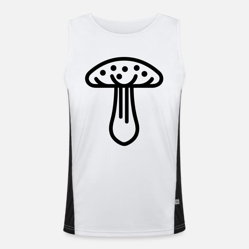 Pilz Funktionelles Kontrast-Tank Top für Männer 