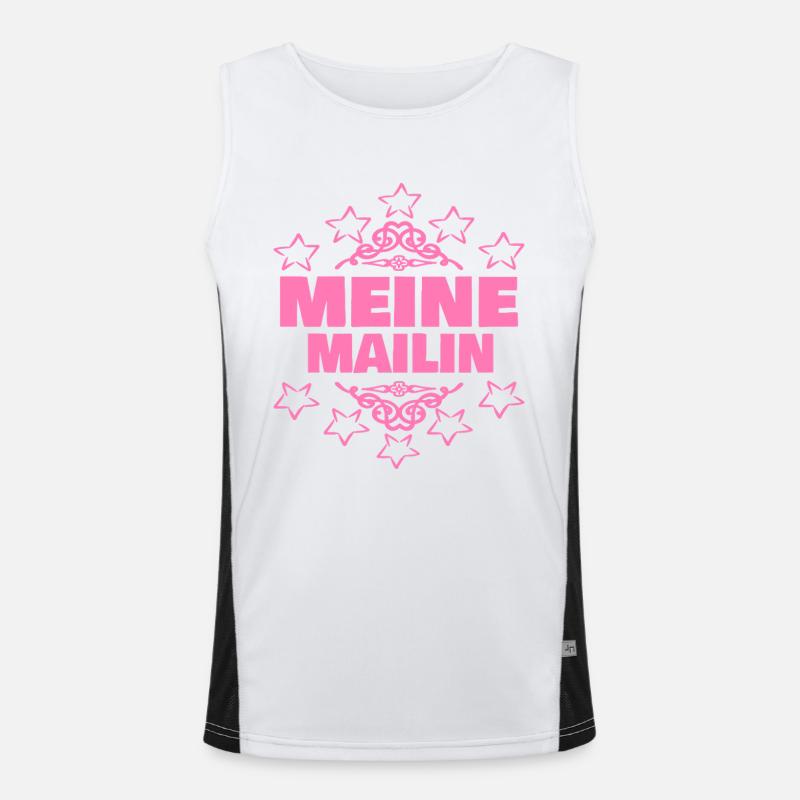 Mädchen Mailin Funktionelles Kontrast-Tank Top für Männer 