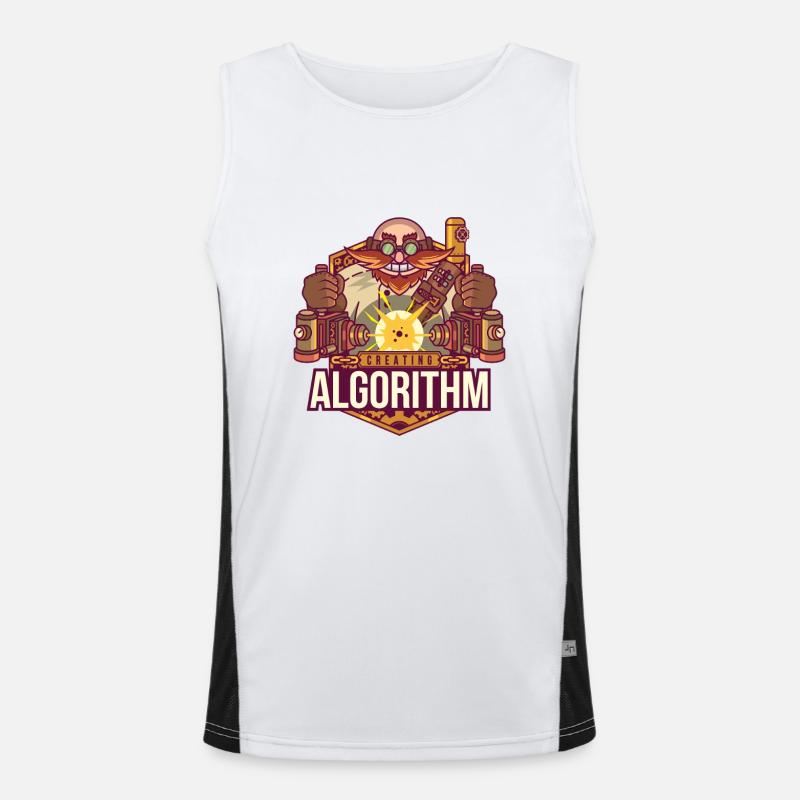 Software algorithm Men's Functional Contrast Tank Top 