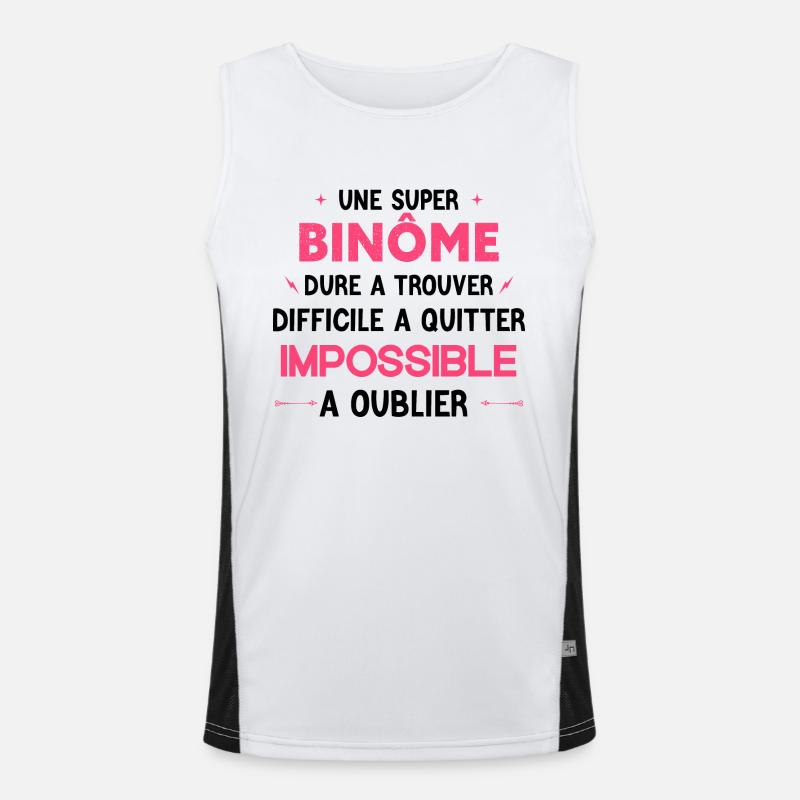 Super binôme - Impossible A Oublier Débardeur respirant contrasté Homme 