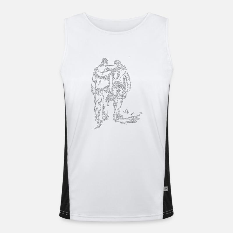 Invisible veterans Men's Functional Contrast Tank Top 