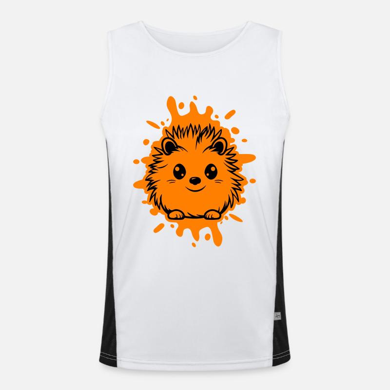 Hérisson, Animal, Bébé Débardeur respirant contrasté Homme 