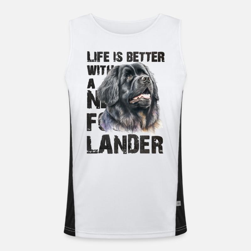 Newfoundlander Men's Functional Contrast Tank Top 