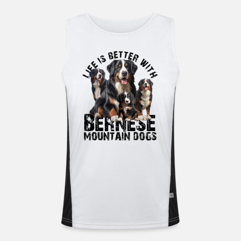 Bouvier bernois Débardeur respirant contrasté Homme 