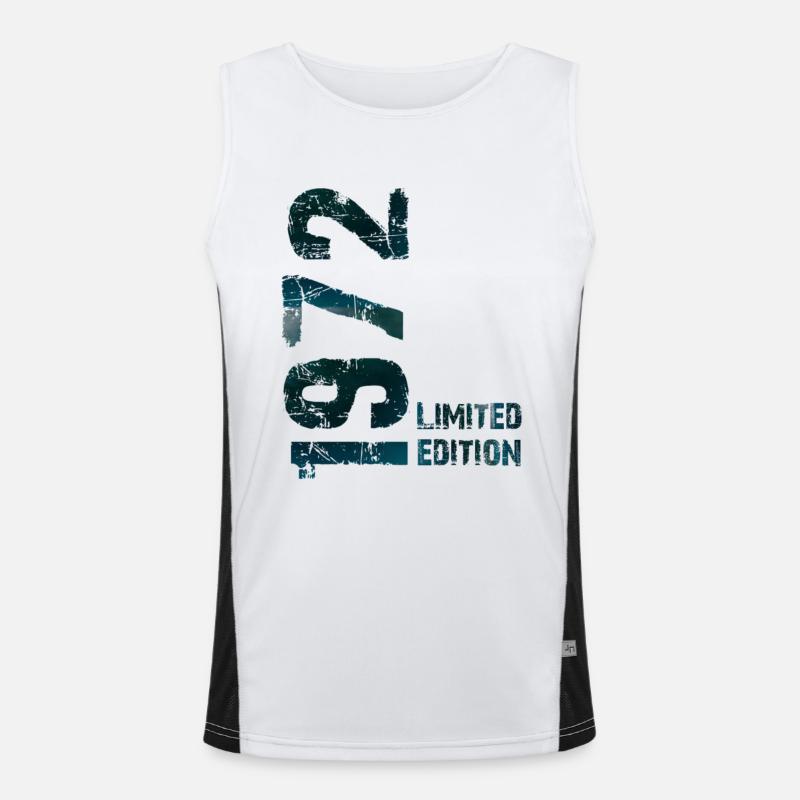 1972 Funktionelles Kontrast-Tank Top für Männer 