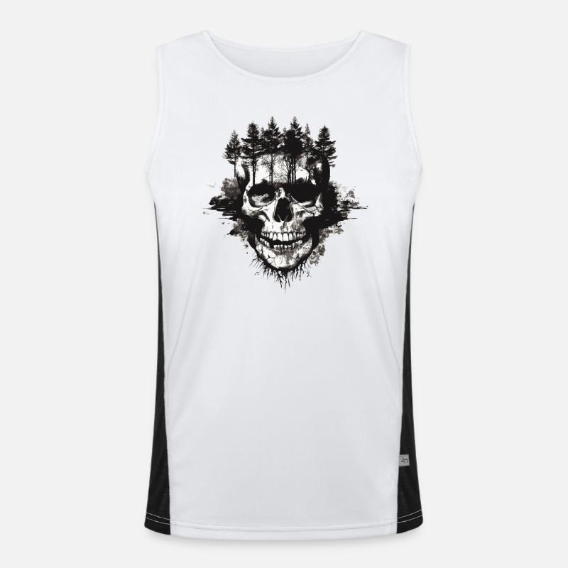 Zombie de la forêt Débardeur respirant contrasté Homme 