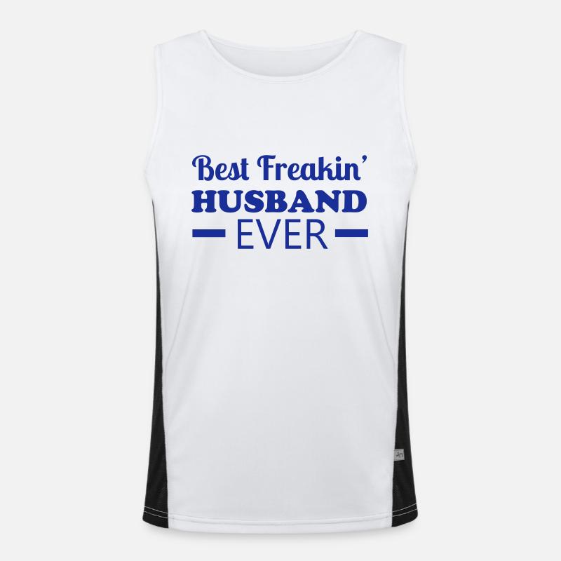 Husband Men's Functional Contrast Tank Top 