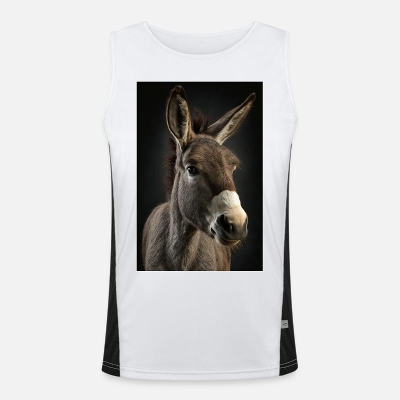 Donkey Realistic Cool Men's Functional Contrast Tank Top 