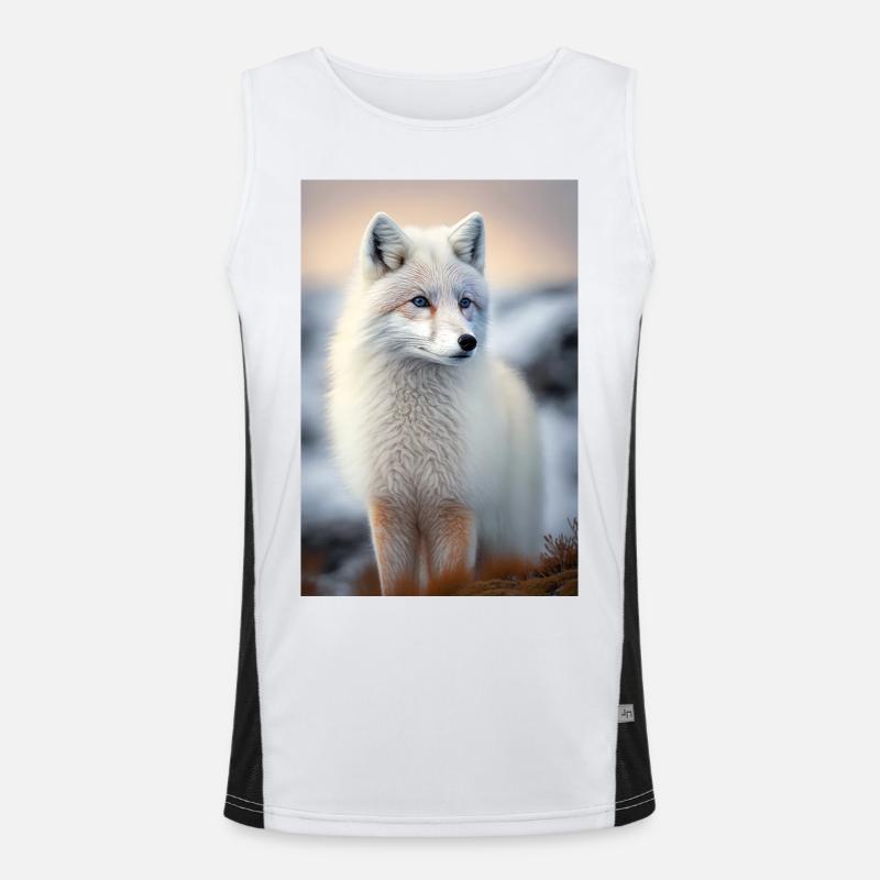 Polarfuchs Funktionelles Kontrast-Tank Top für Männer 