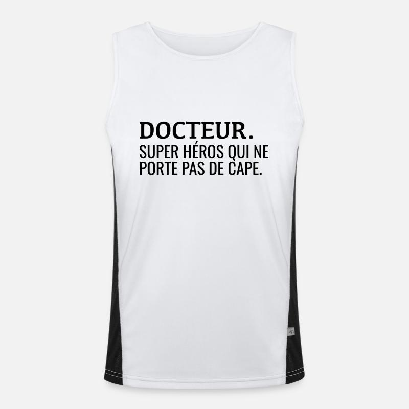 Doctor Definiton Humor Men's Functional Contrast Tank Top 