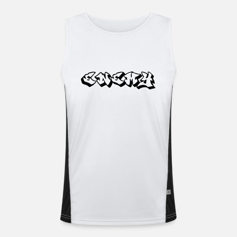 Enemy Funktionelles Kontrast-Tank Top für Männer 