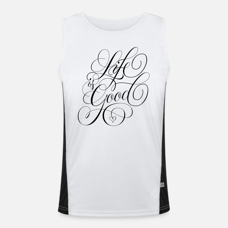 Life is Good Men's Functional Contrast Tank Top 