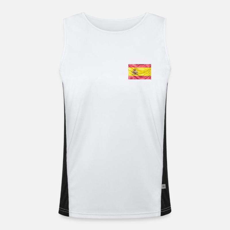 Spain Collection 'by nikkkooo Funktionelles Kontrast-Tank Top für Männer 