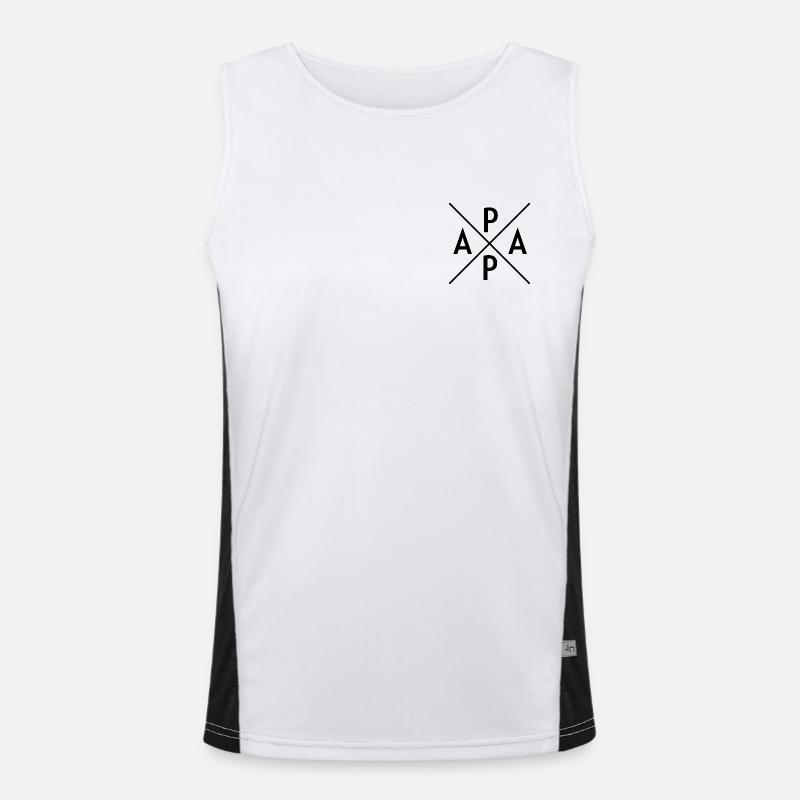 PAPA Monogram Men's Functional Contrast Tank Top 
