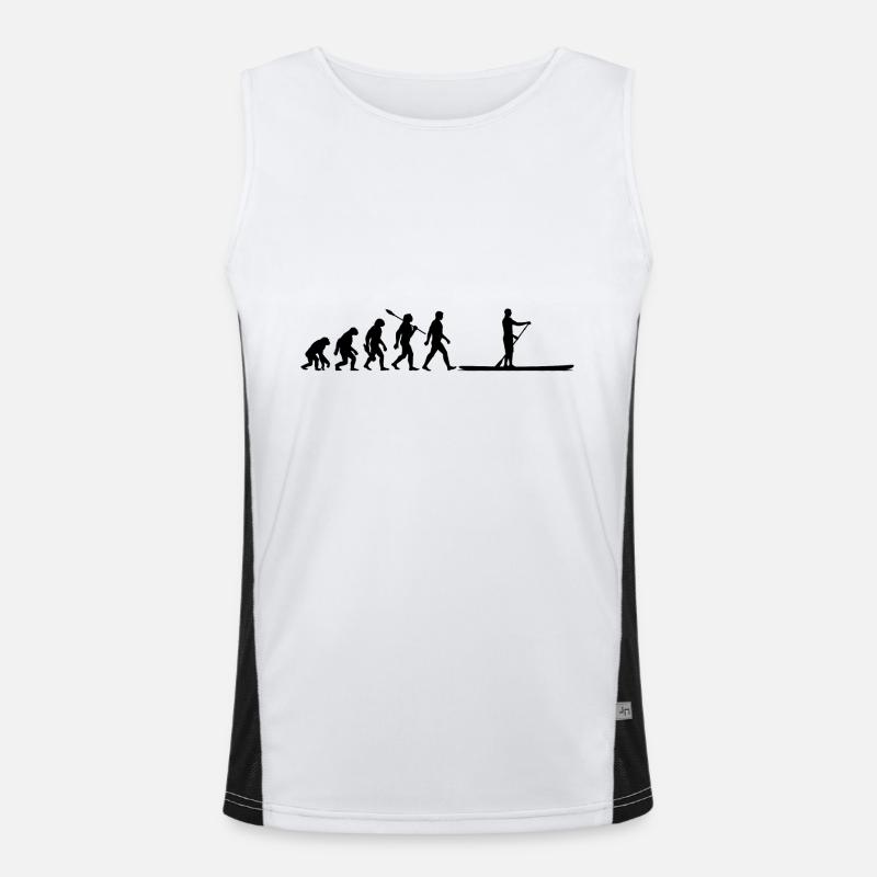 Evolution - SUP - Stand up paddling Men's Functional Contrast Tank Top 