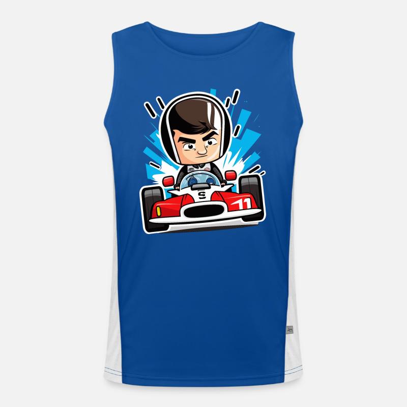 Geschwindigkeits-Dämonen Funktionelles Kontrast-Tank Top für Männer 