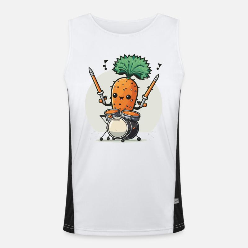 Rockin Rhythms Men's Functional Contrast Tank Top 