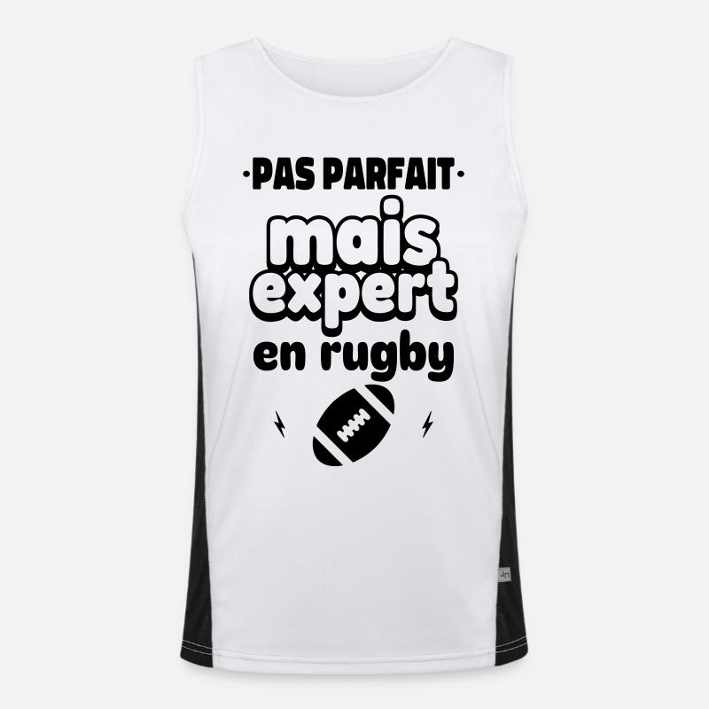 expert en rugby Débardeur respirant contrasté Homme 