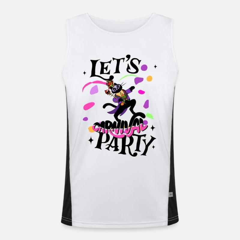 Karneval Party Funktionelles Kontrast-Tank Top für Männer 