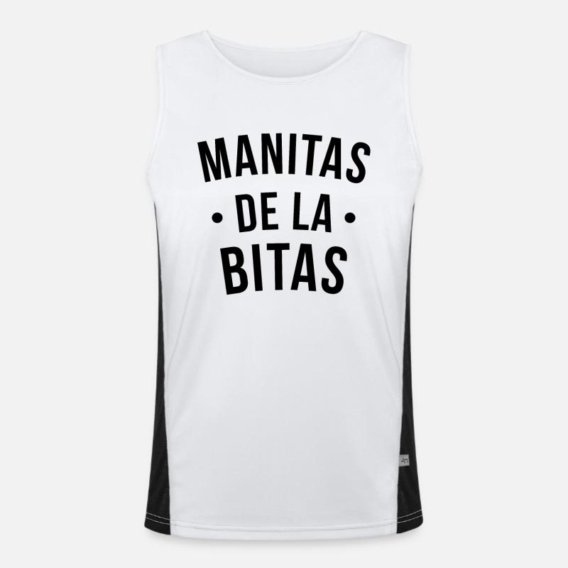 Manitas de la bitas Débardeur respirant contrasté Homme 