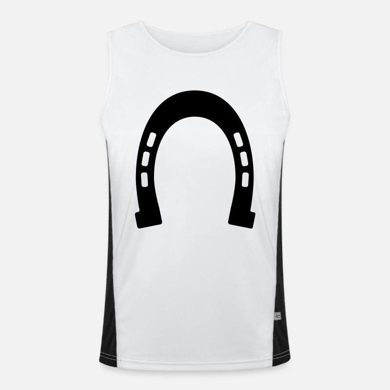 Horse Hoof Men's Functional Contrast Tank Top 