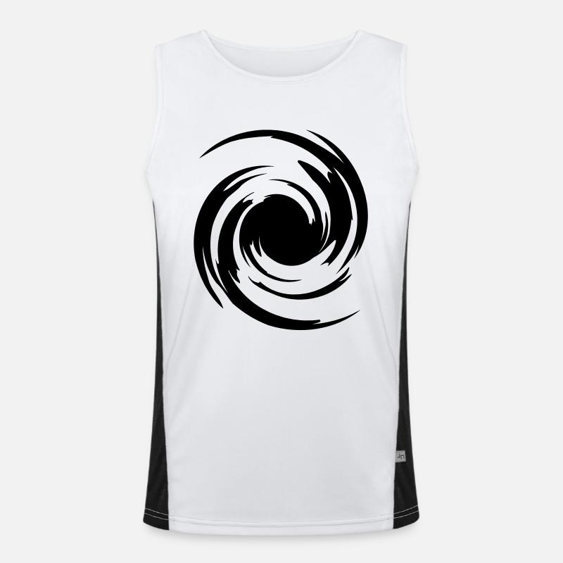 big_swirl Men's Functional Contrast Tank Top 