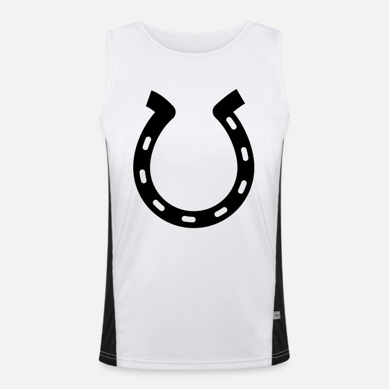 horse shoe Men's Functional Contrast Tank Top 