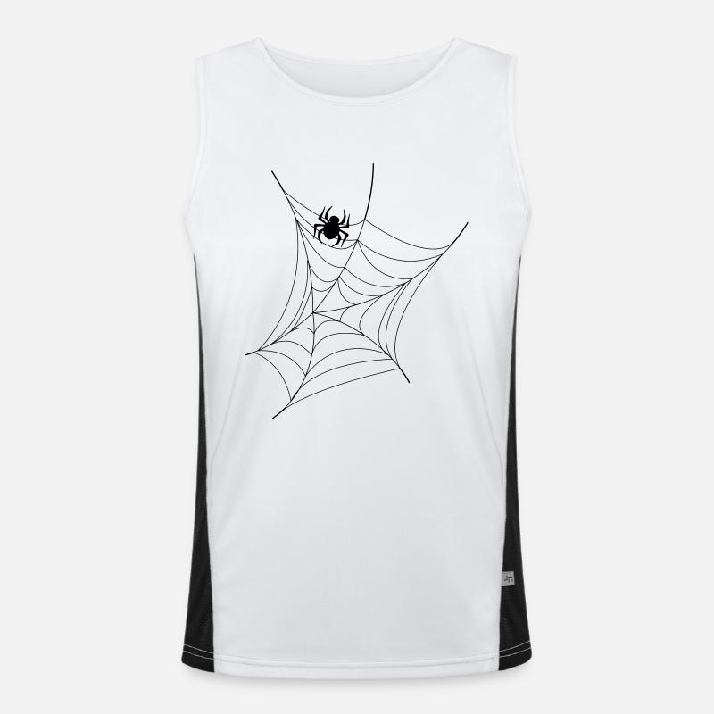 web spider Men's Functional Contrast Tank Top 