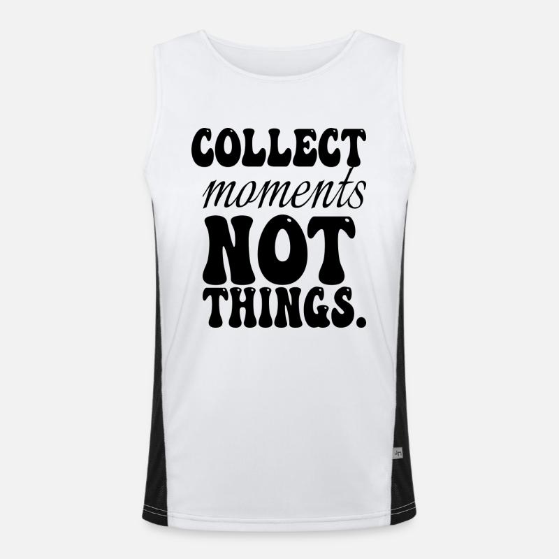 LUSTIGER SARKASTISCHER SPRUCH Funktionelles Kontrast-Tank Top für Männer 