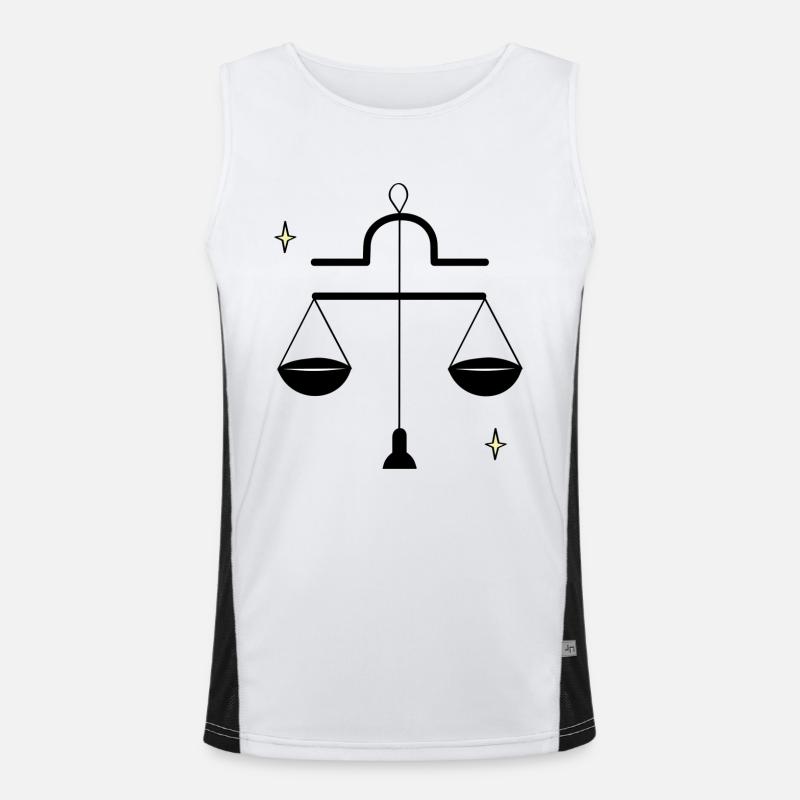 Libra Balance Men's Functional Contrast Tank Top 