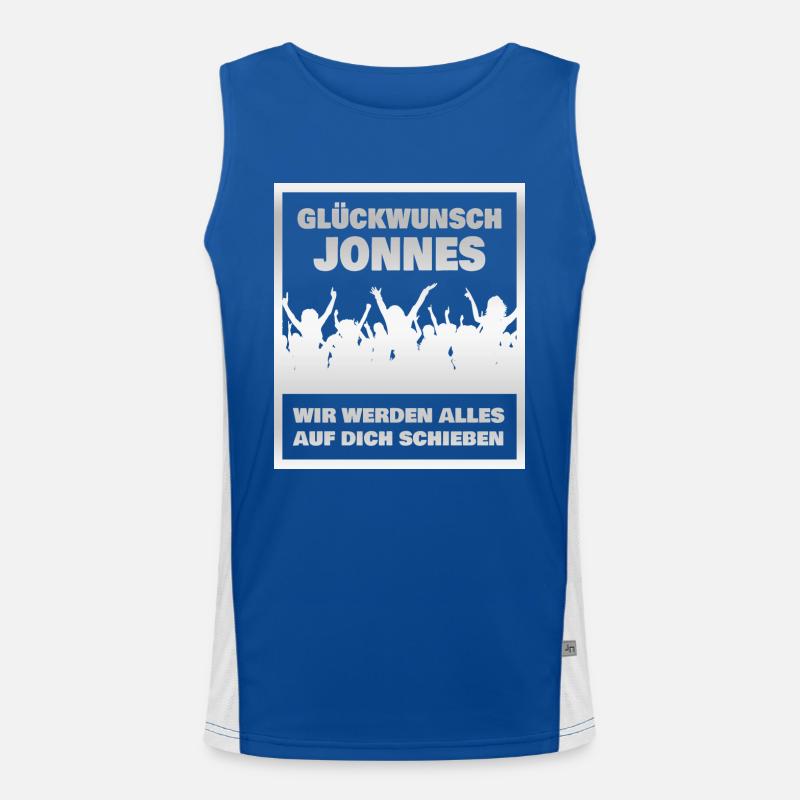 Jonnes Débardeur respirant contrasté Homme 